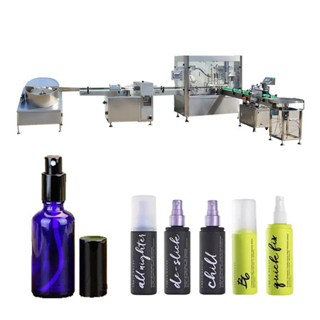 Liten automatisk parfyme-kosmetisk eterisk oljeflaskefyllingsmaskin