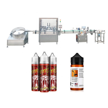 Automatisk fyllingsutstyr for essensiell olje / e-sigaretter flytende påfyllingsmaskin / e-cig juice fyllmaskin