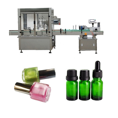 Rotary Automatic Cream Lotion Liquid Cosmetic Filling Machine Fylling av produksjonslinje