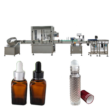 Liten skala halvautomatisk enhodet væskefyllingsmaskin Pneumatisk 10 ml parfymflaskepåfyllingsmaskin