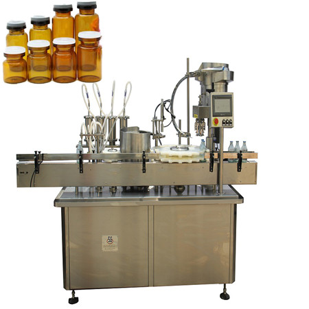Automatisk honningfyllingsmaskin med høy tetthet for små krukker med lokkdeler