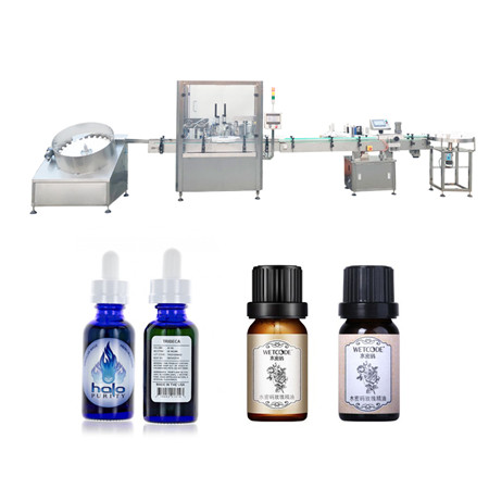 Enkeltdyseflaskefyllingsmaskin for småindustri Halvautomatisk kosmetisk stempelflytende fyller