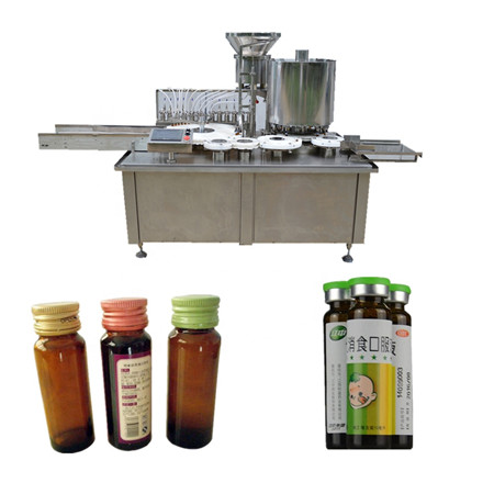 A02 5-50 ml høy nøyaktighet bordplate vaskevæske, pneumatisk krempastafyll, fyllmaskin for små juiceposer